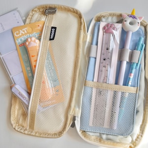 Prefilled Pencil Case | Aesthetic School Supplies | Kawaii Stationery