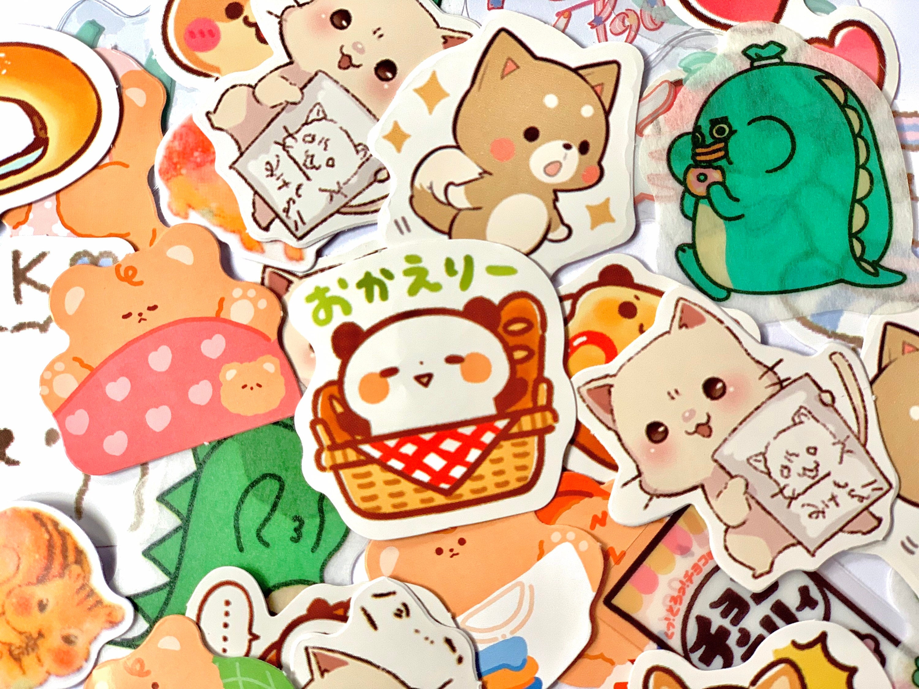 Kawaii Sticker Mystery Grab Bag Cute Mystery Sticker Set Etsy UK