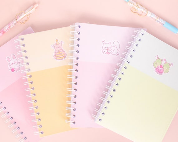 Cute Daisy Binder Notebook  Kawaii Korean Stationery - Hello South Korea