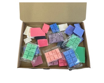 Cera derretida con fragancia mixta, trozos rotos, mezcla de colores y aromas, 400 gramos, muy perfumada