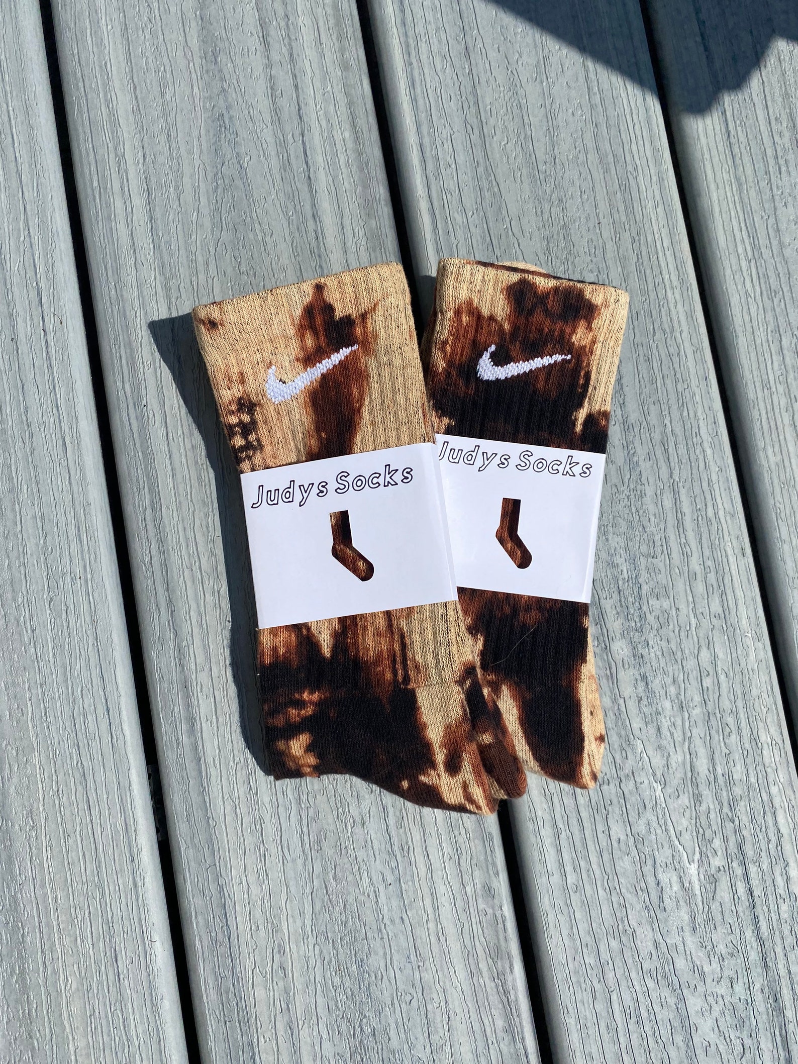 Nike Bleach Dyed socks Etsy