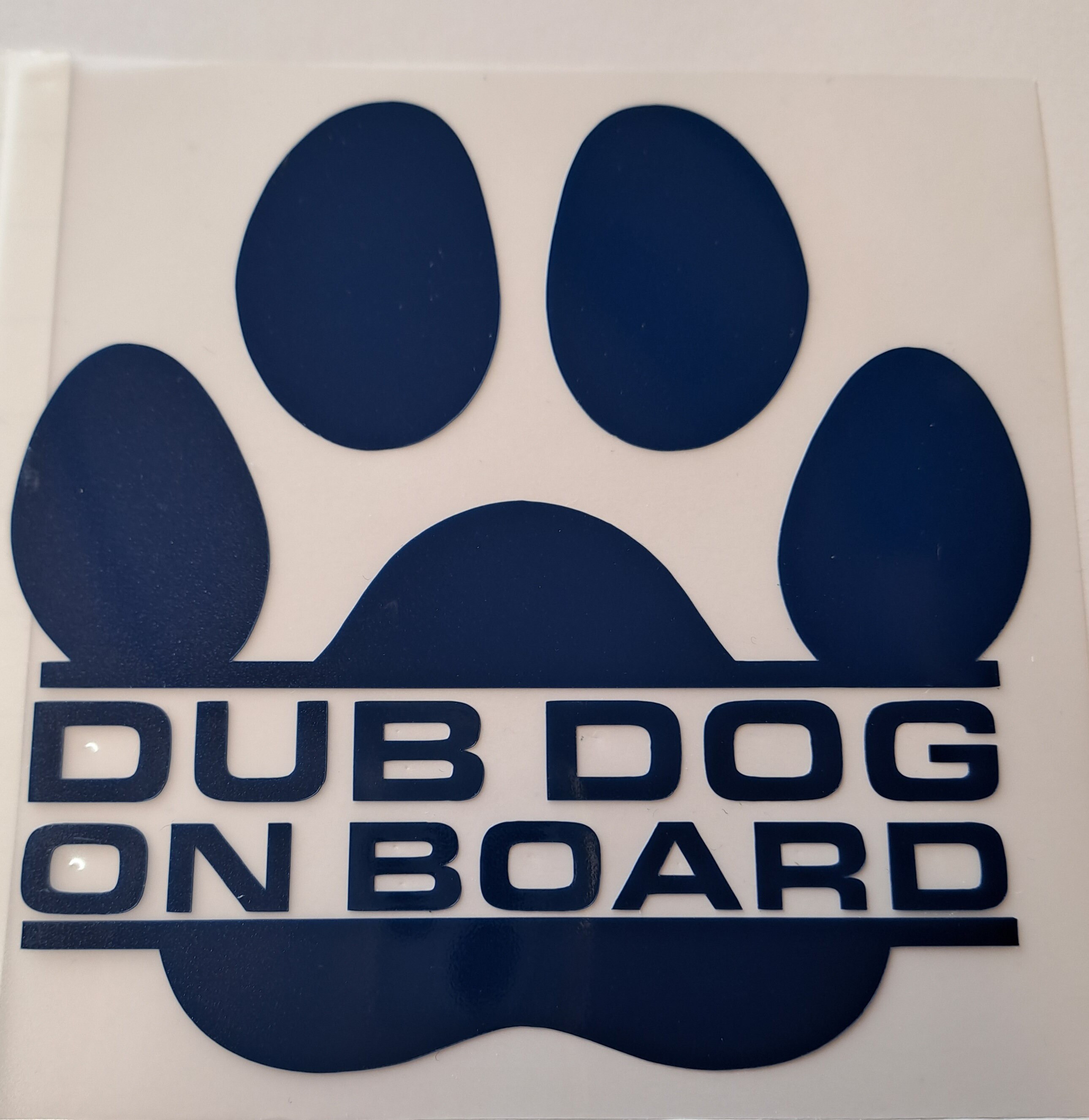 VW Dub. Dub Dog Decal. Van Sticker. VW Dog. Dub Dog on Board. Dub Dog ...