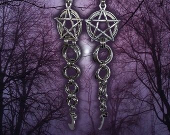 AS WITHIN Customizable Witchy Whimsigoth Dark Cottagecore Earrings | Tooth and Spell