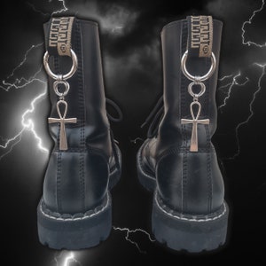 GOTH NIGHT Witchy Y2k Ankh Boot Charms | Tooth and Spell