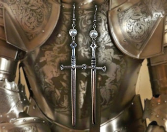 MOTHER OF SWORDS Witchy Gothic Earrings | Tooth and Spell