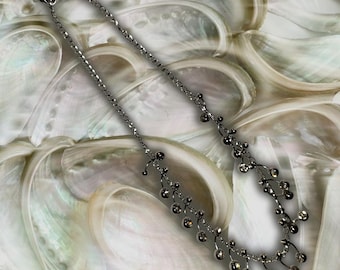 SIREN Stainless Steel Gothic Cyberpunk Pierced Necklace Chain | Tooth and Spell