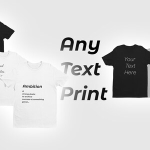 Custom T-shirt | Custom Text T-Shirt | Personalized Shirt | Print Text shirt | Print on shirt | Vinyl Print | Family Shirt T-shirts