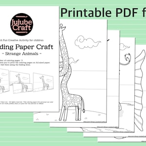 Folding Paper Craft : Strange Animals