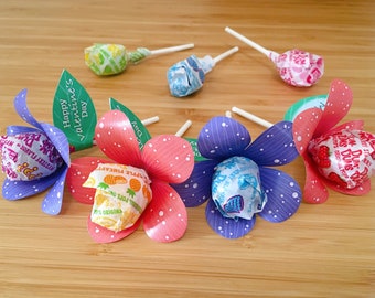 Valentine’s Day Flower Candy/Lollipop/Sucker Holder (Style1)