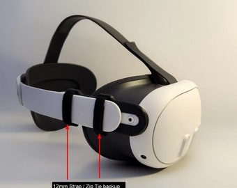 Strap Adapter for Meta Quest 2 straps onto Quest 3 Bobo Strap Compatible