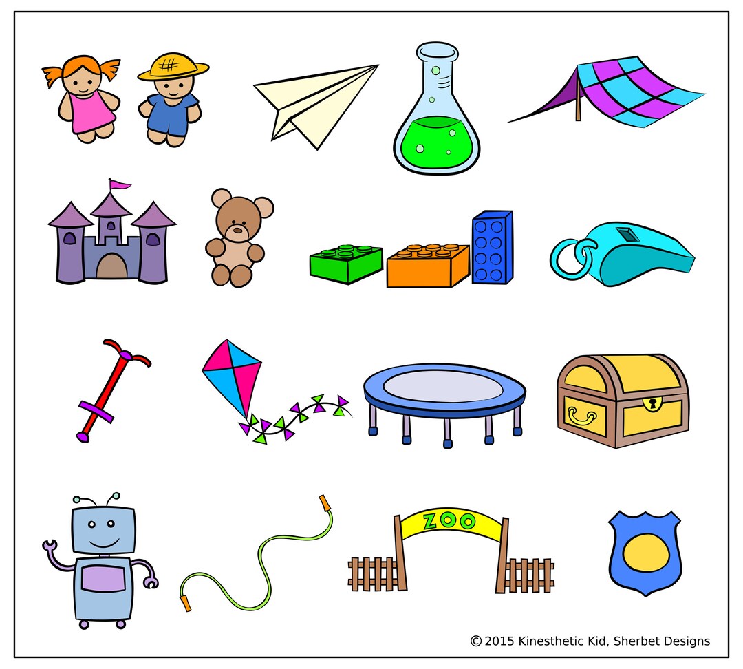 Clipart Playtime 16 Images - Etsy