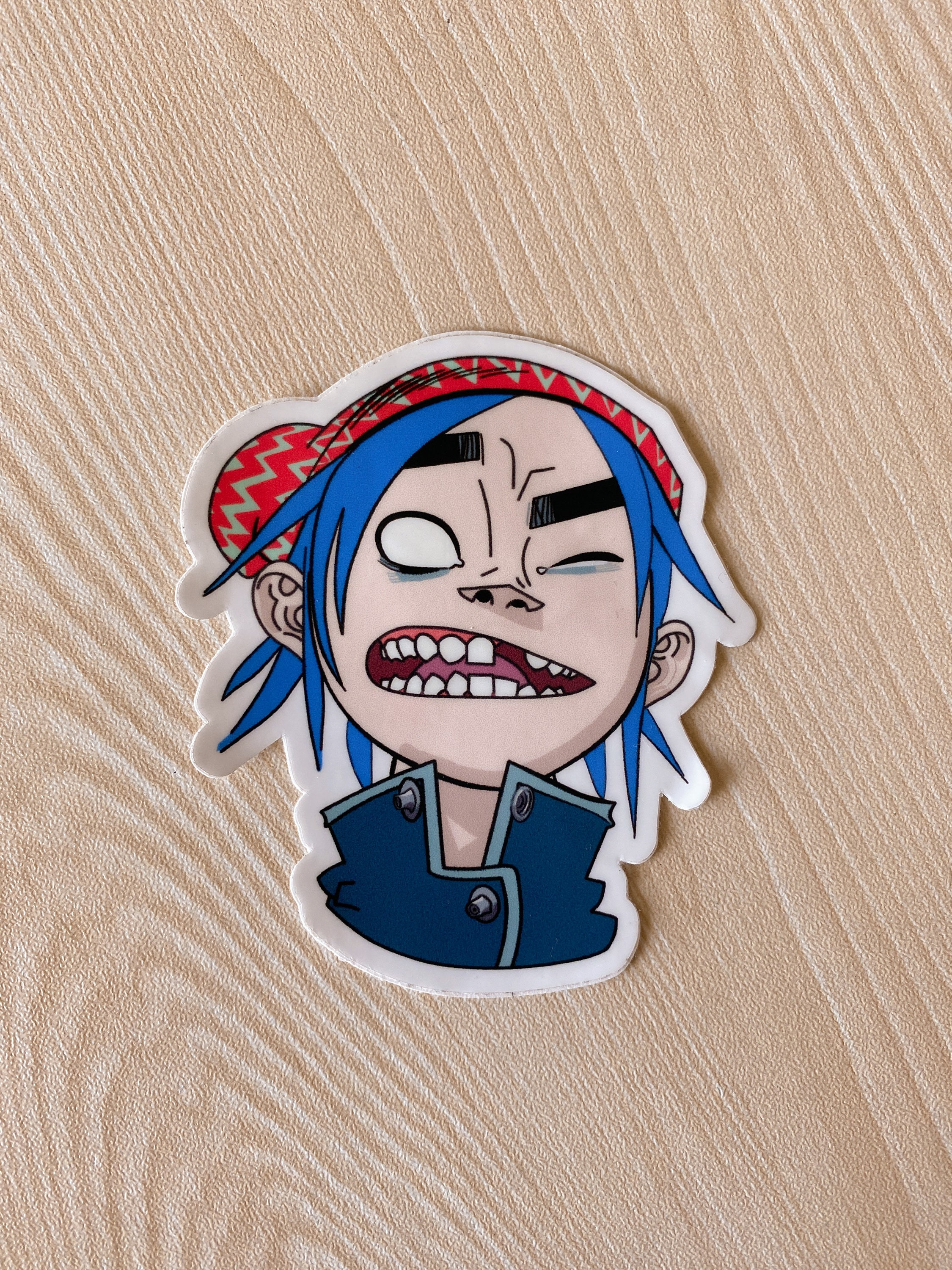 2D Gorillaz Sticker Etsy