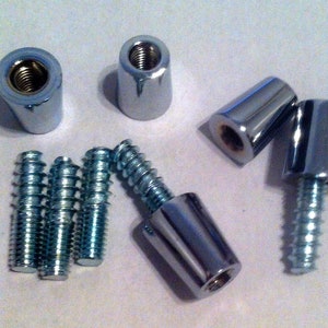 FREE SHIPPING! Beer Tap Handle Ferrule and Hanger Bolt Set, 5 - 100 of each. Bolt driver available too!  Make your own beer tap handles!