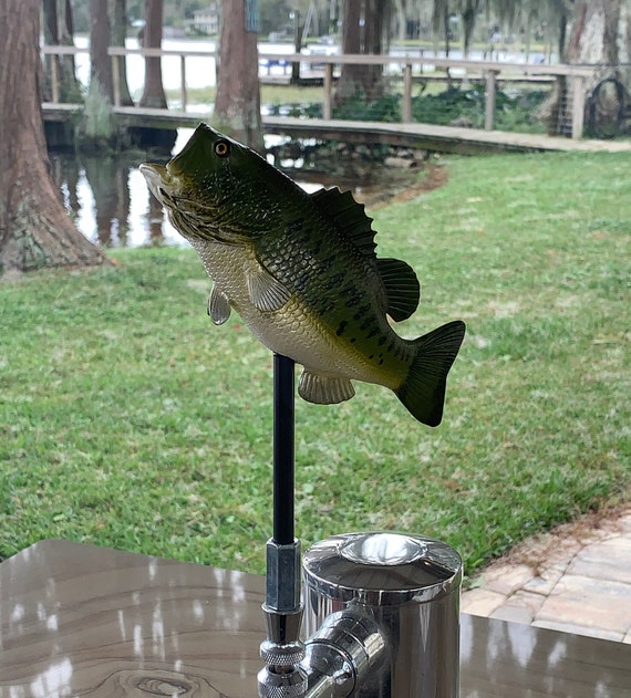 New Figural LARGE MOUTH BASS Fishing Lake House Home Bar Kegerator Beer Tap  Handle 