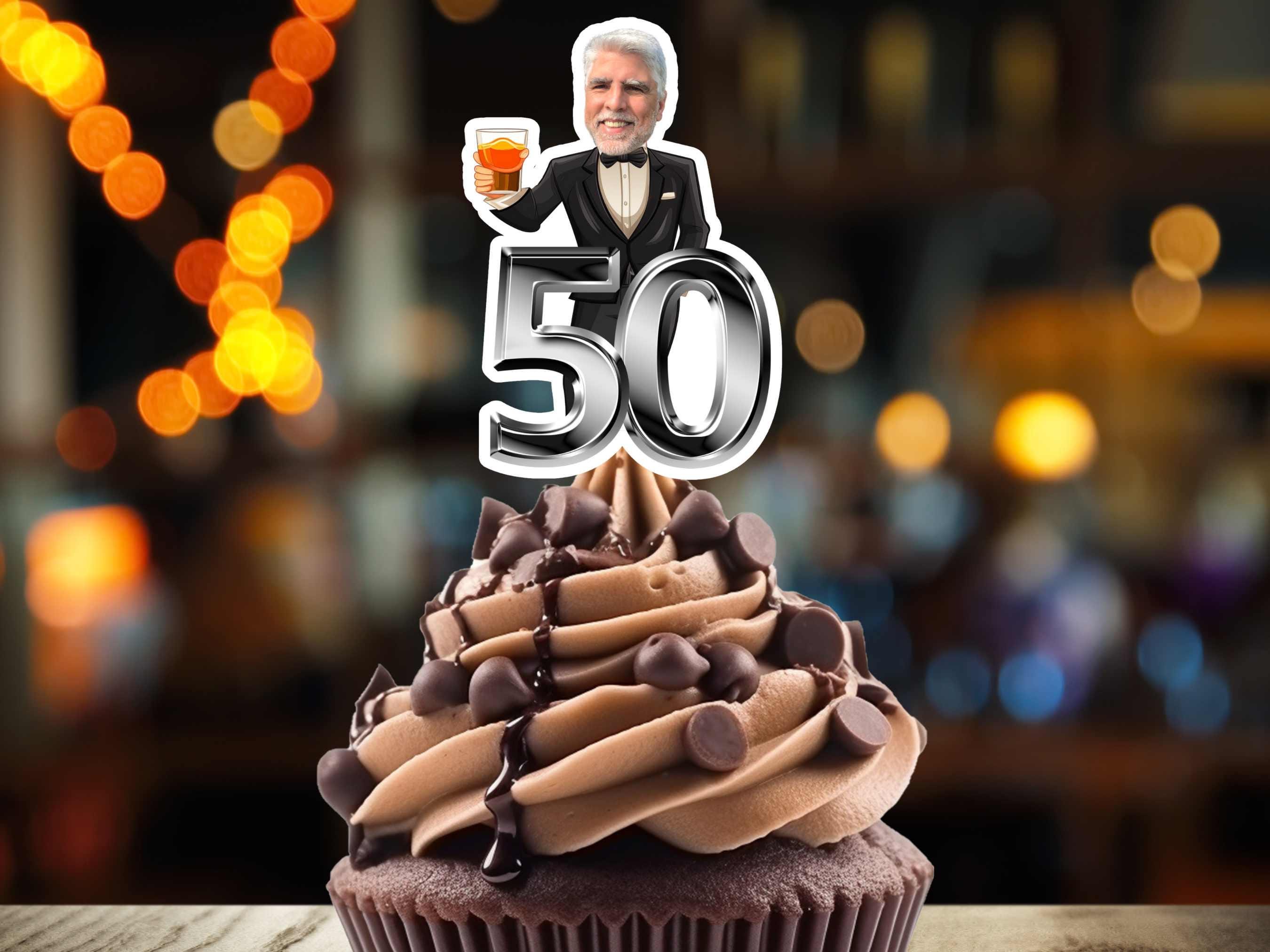 75th Cupcake Toppers