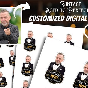 Druckbare im Alter zur Perfektion personalisierte Geburtstag Digital Download-Datei Benutzerdefinierte Party 40.50.60