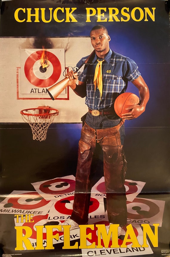 Vintage Chuck Person 1988 “the Rifleman” Costacos Brothers Poster