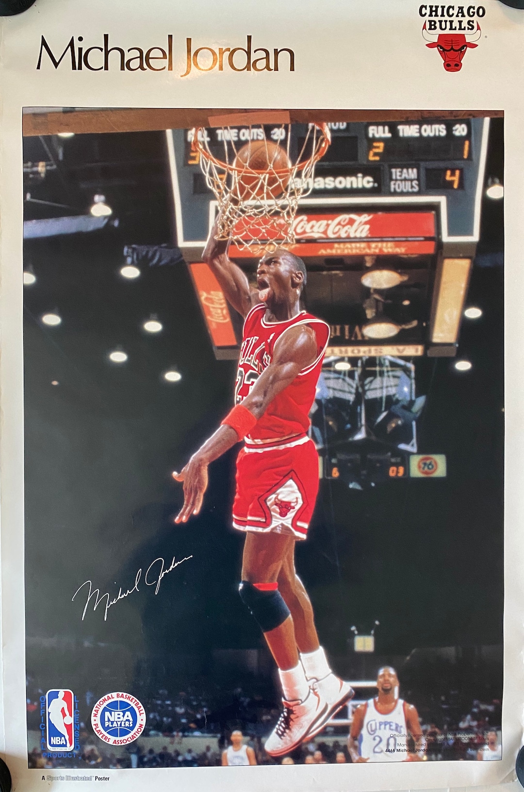 Michael Jordan, Early days, Dunk Poster