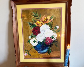 VINTAGE || Farmhouse Floral Artwork