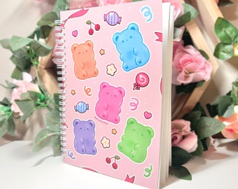 Gummy Bear Sticker Book | Sticker Collecting Book | Reusable Sticker Book