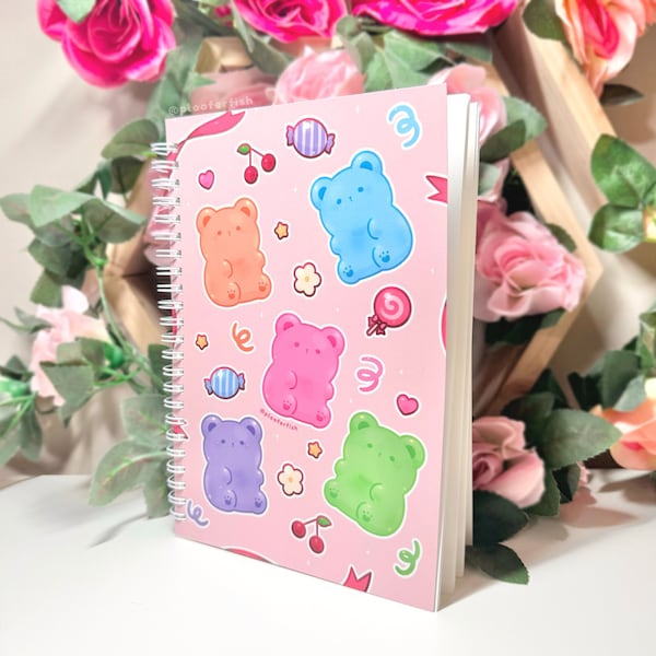 Gummy Bear Sticker Book | Sticker Collecting Book | Reusable Sticker Book