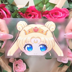Pegatinas grandes de Neo Queen Serenity / Bonitas, brillantes, impermeables y resistentes a la intemperie / Pegatinas para coche / Calcomanías decorativas