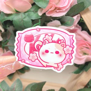 Stickers chocolat Sakura KittyKat | ACHETEZ-EN 3, OBTENEZ-EN 1 GRATUITEMENT | Adorables stickers en vinyle brillant imperméable et résistant aux intempéries pour ordinateur portable