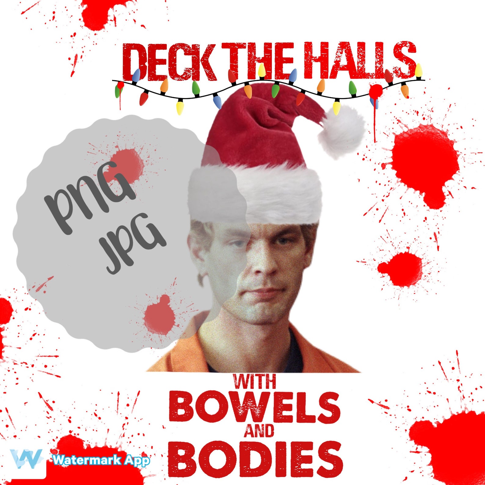 Jeffrey Dahmer Deck The Halls Christmas Etsy