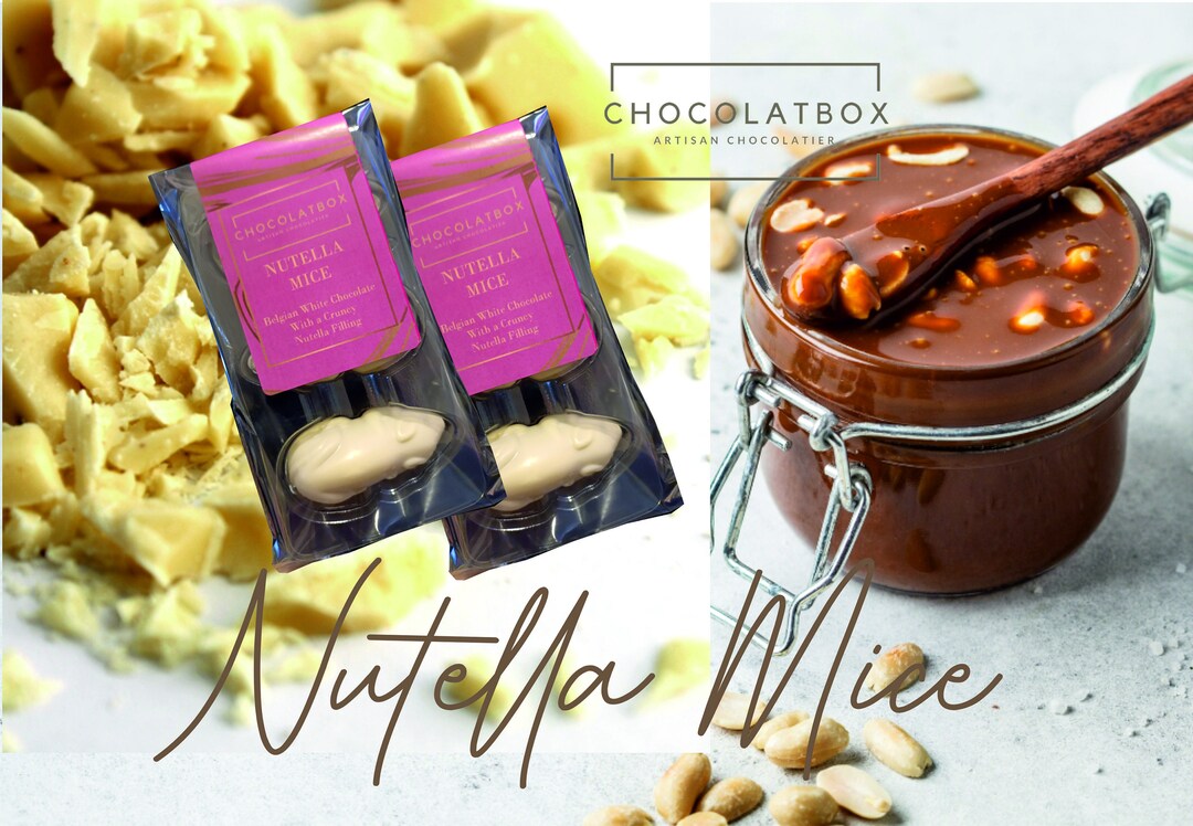 3 NUTELLA FILLED MICE Etsy UK