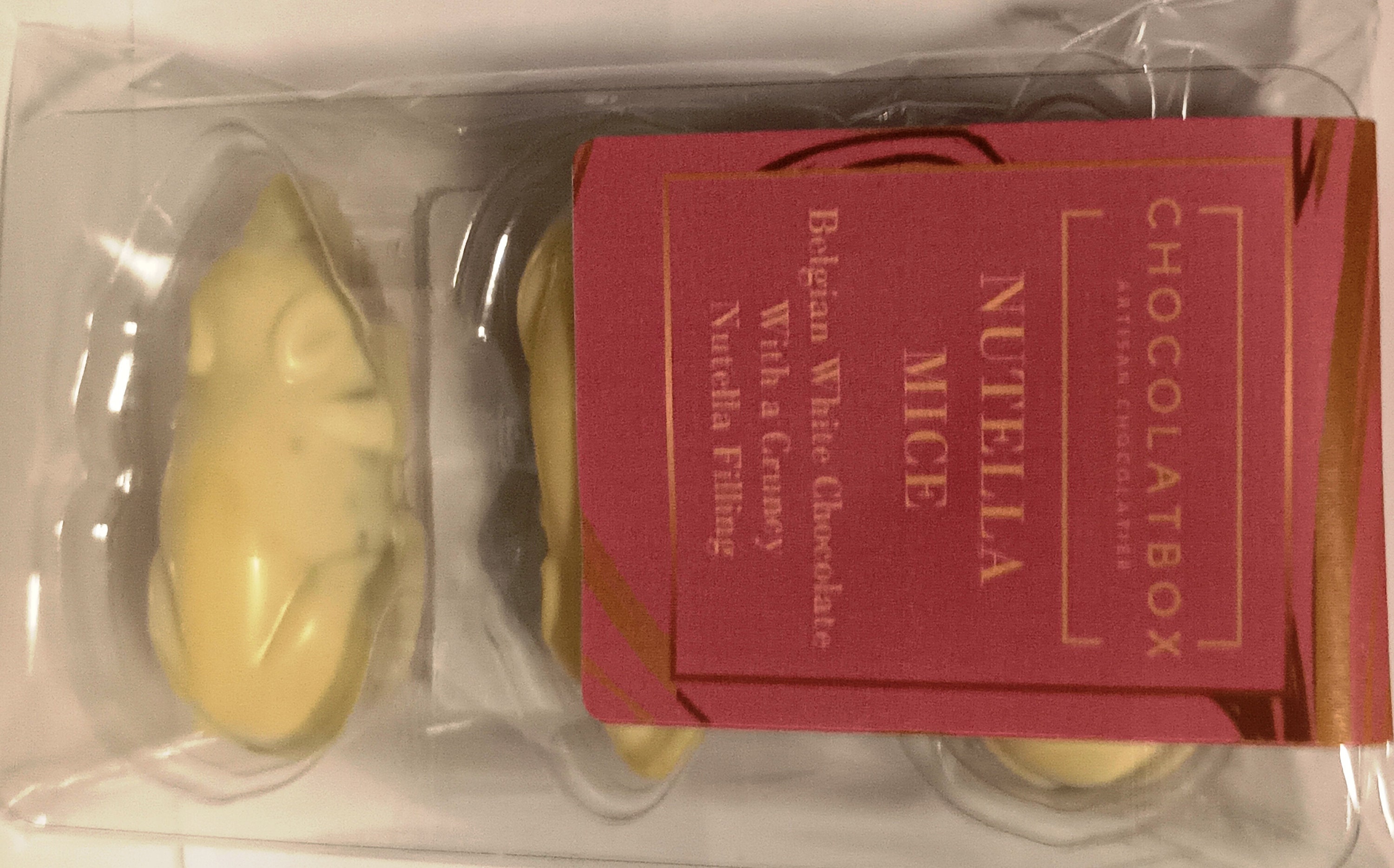 3 NUTELLA FILLED MICE Etsy UK