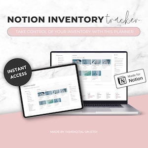 Notion 在庫追跡テンプレート | Eコマース在庫管理 | Notion 在庫管理 | デジタルダウンロード