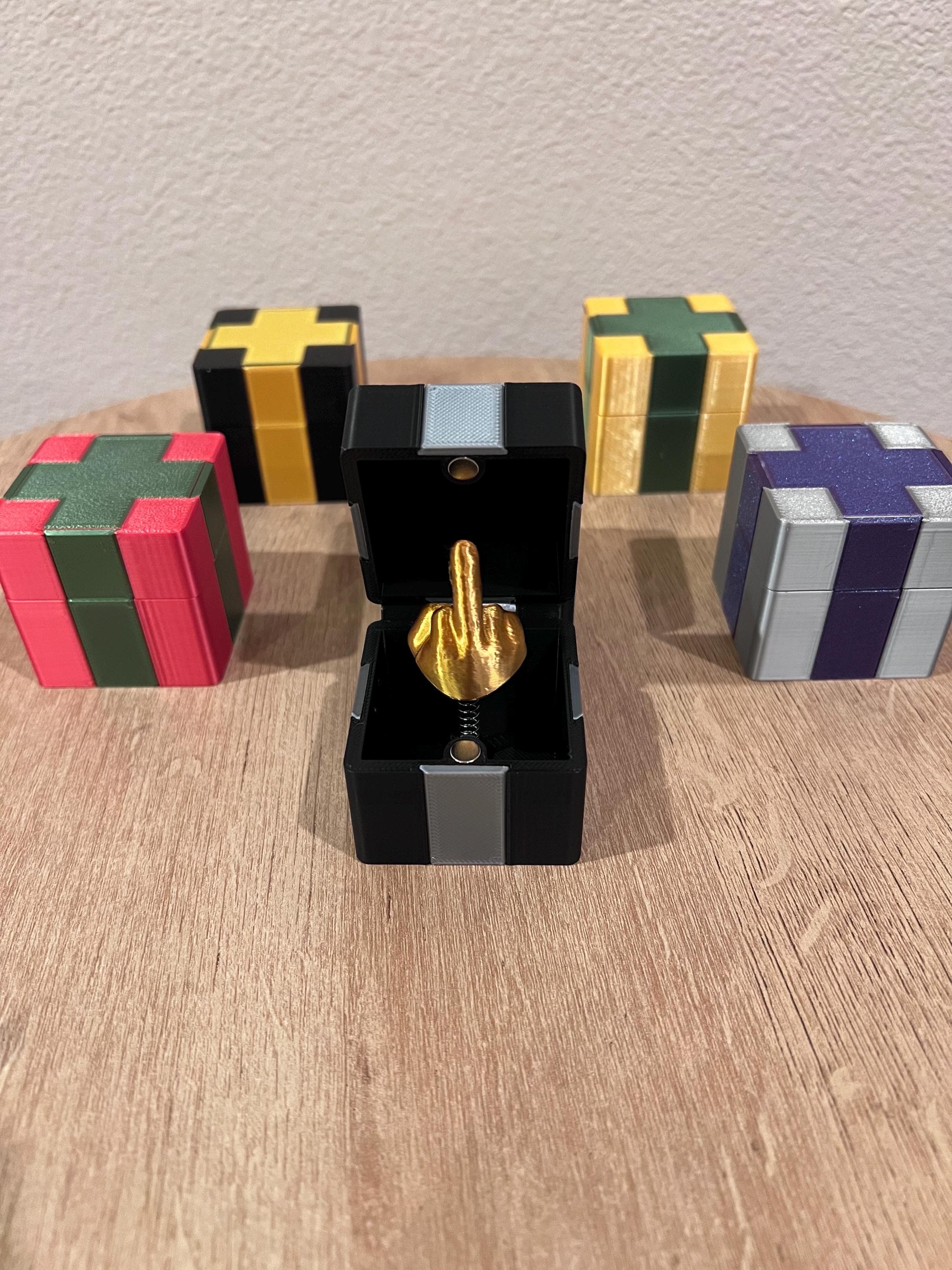 Gift Box Surprise (Middle finger)