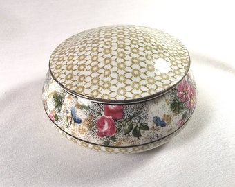 Beautiful Rare Collectable Winton Ware Ceramic Lidded Trinket Bowl
