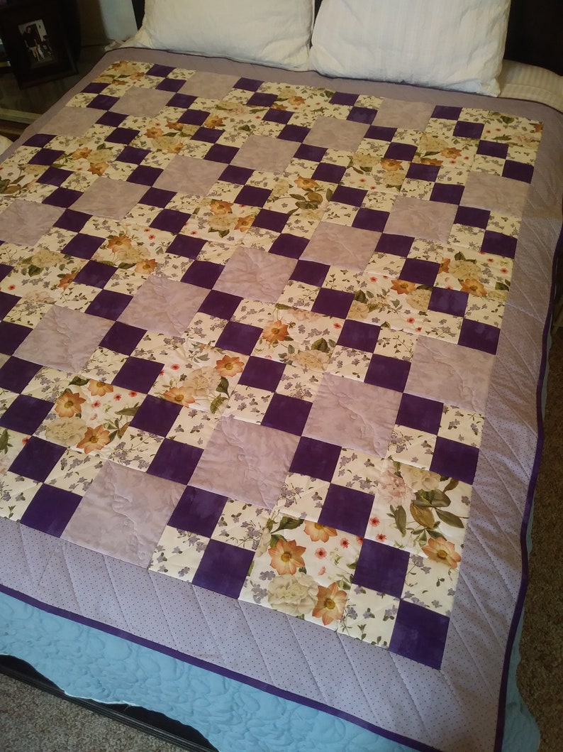 Lovely in Lavender Quilt Etsy
