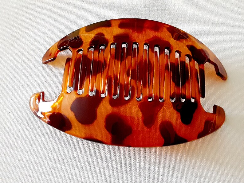 Extra Large Big Banana Hair Comb Clip Tort Brown Hair Barrette Etsy