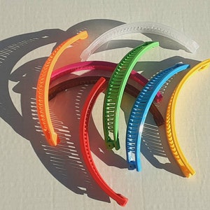 Long Banana Hair Combs Clips Ponytail Holder 3PCS