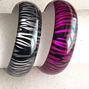 Zebra Print Animal Print Fashion Bracelet Bangle Women Summer Fashion ...