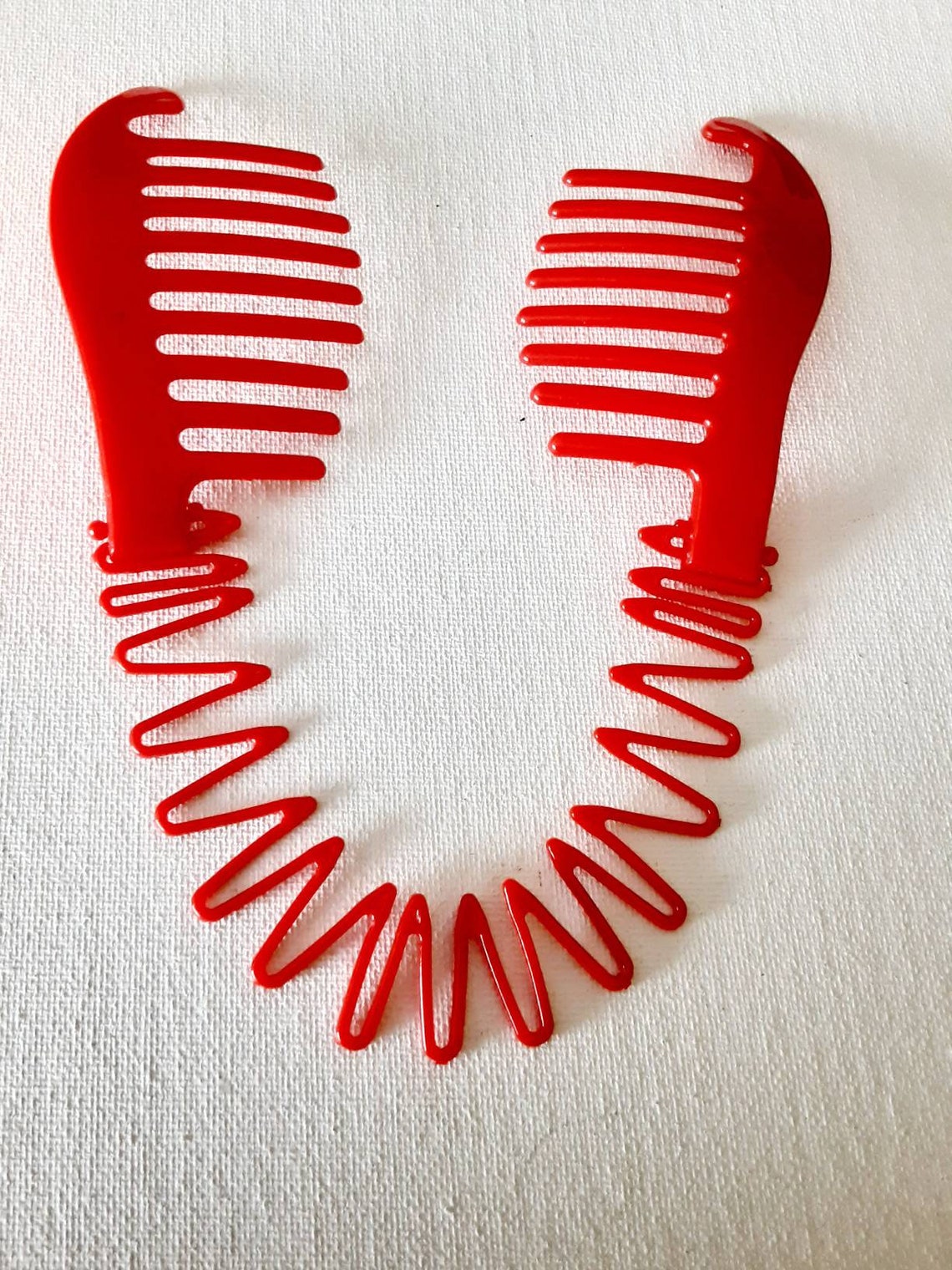 Banana Hair Clip Mohawk Ponytail Holder Stretchy Flexible Etsy