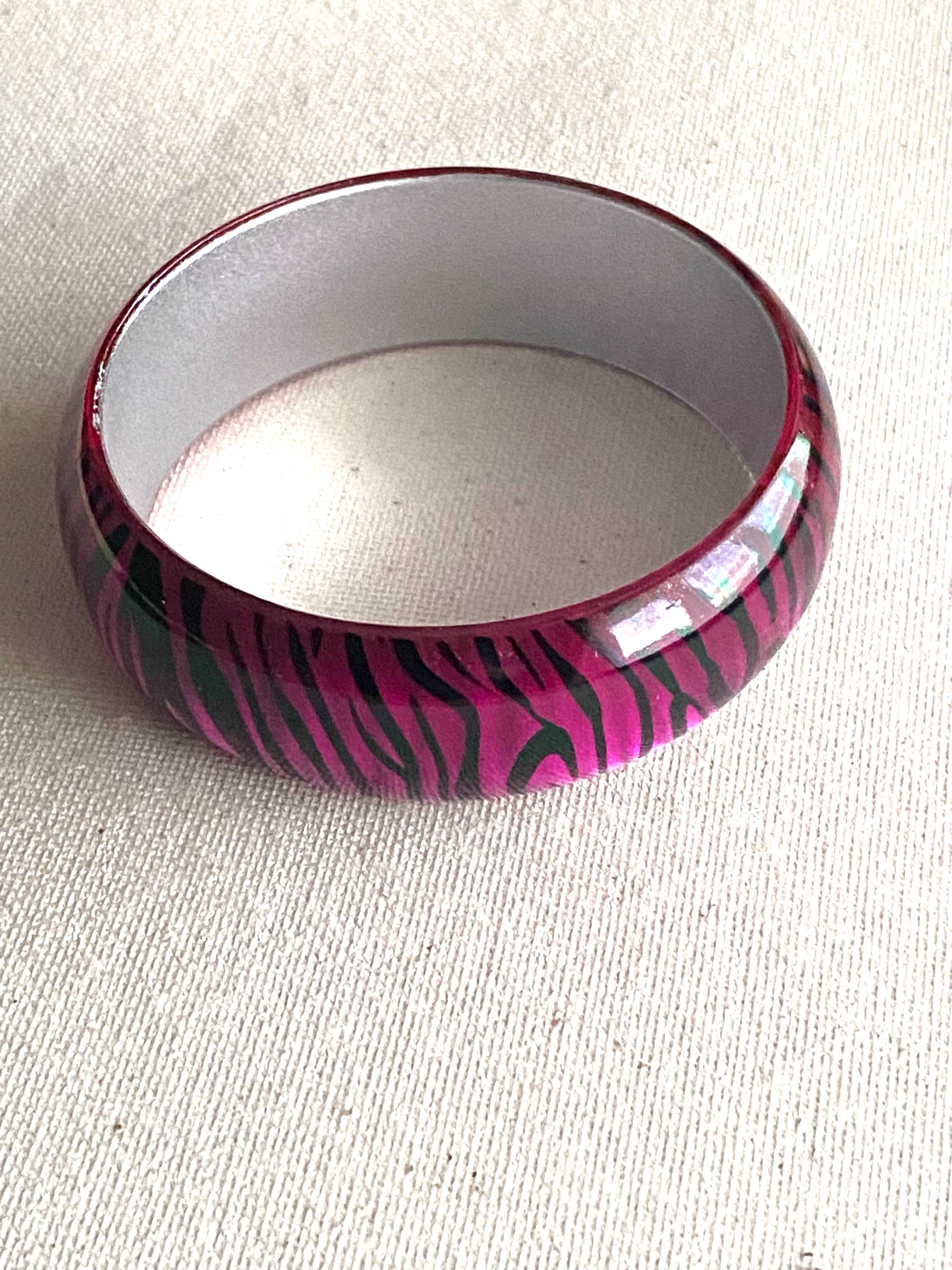 Zebra Print Animal Print Fashion Bracelet Bangle Women Summer Fashion ...