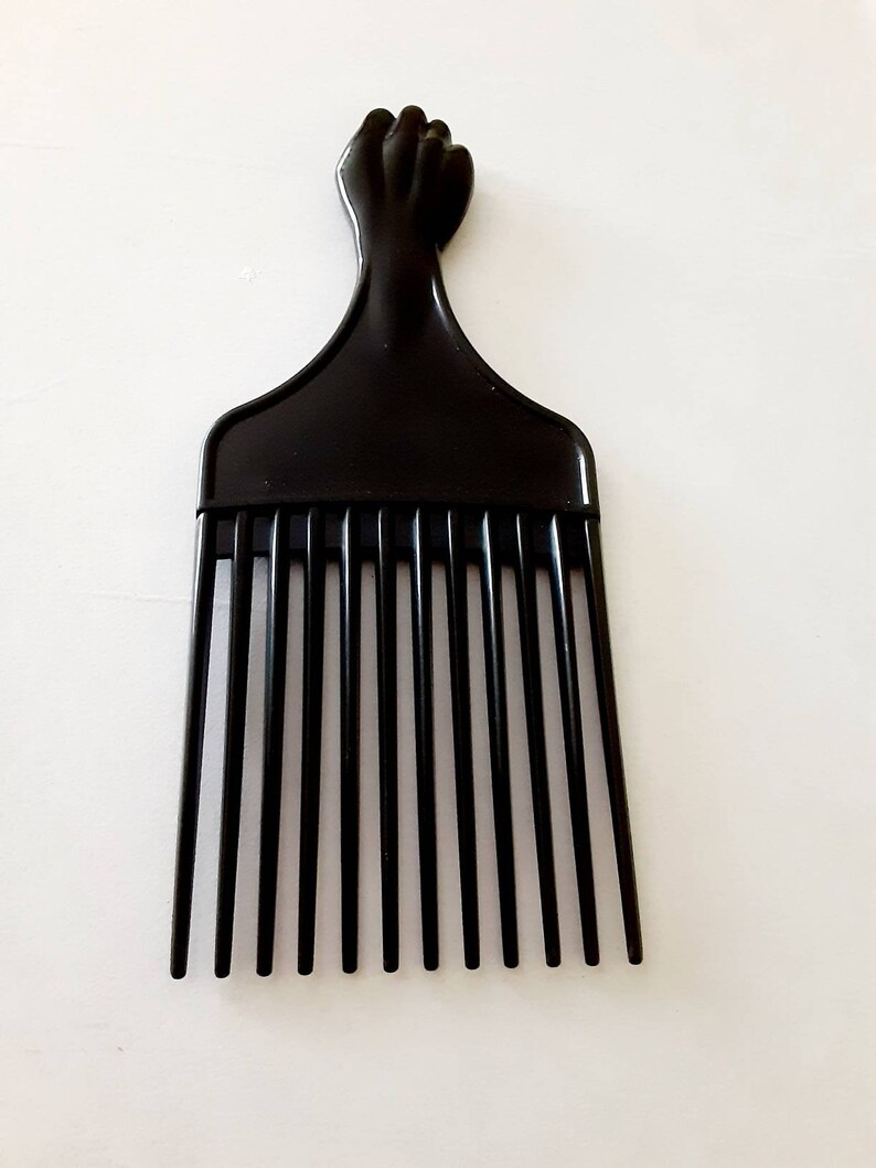 Plastic or Metal Afro Hair Pick Hair Detangle Pick Etsy