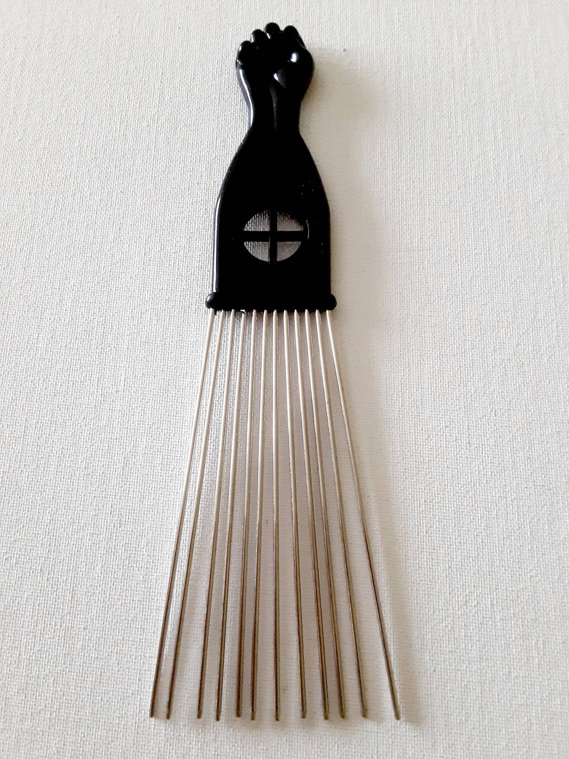 Plastic or Metal Afro Hair Pick Hair Detangle Pick Etsy