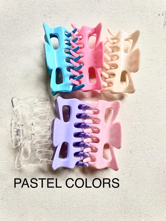 Hair Claw Barrette Updo Hair Claw Ponytail Holder 6PCS (New)