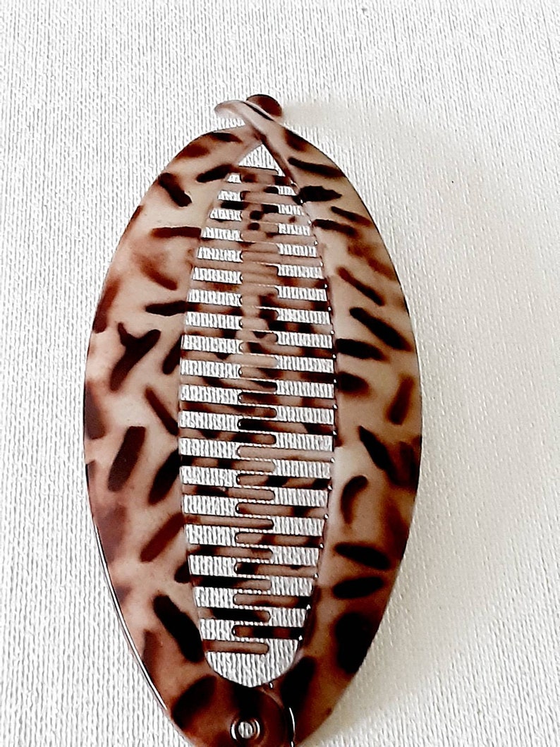 Banana Hair Combs Ponytail Holder 5 1/2 Long 1PC Speckle Etsy