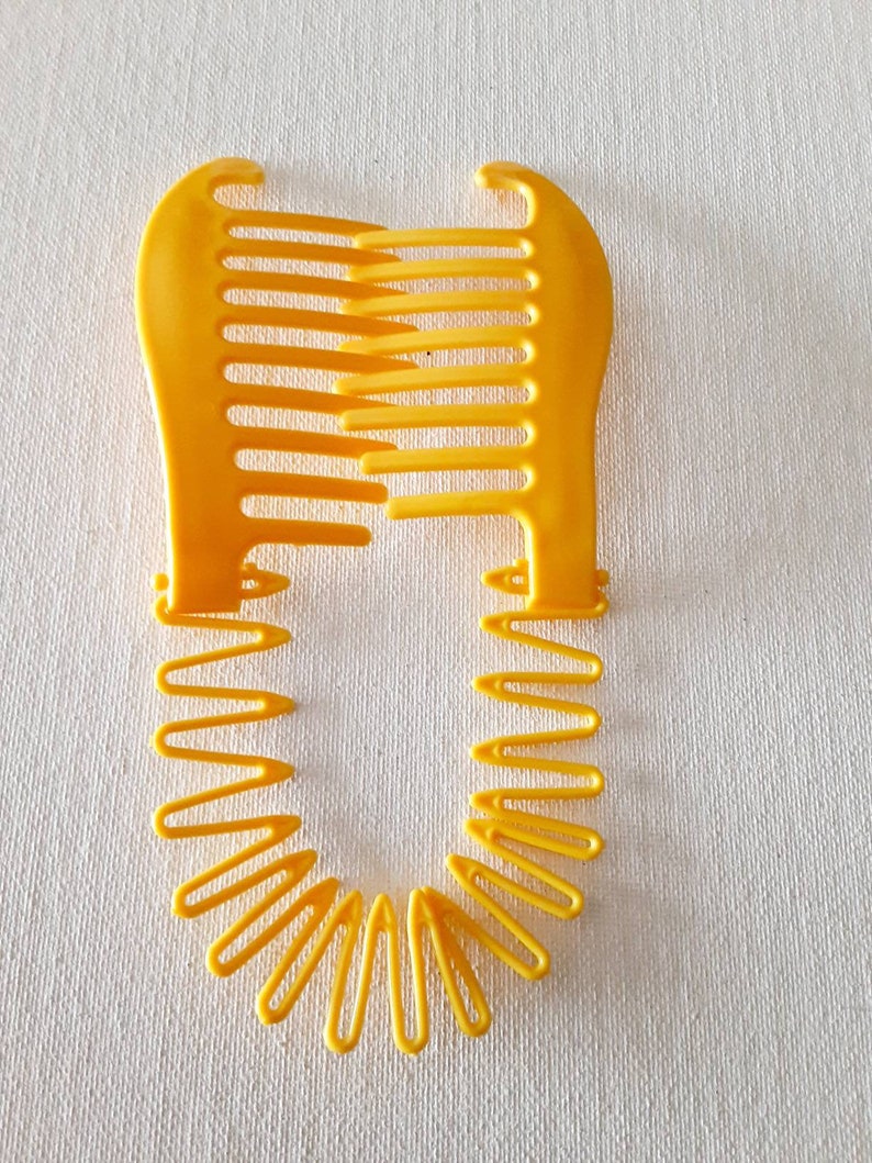 Banana Hair Clip Mohawk Ponytail Holder Stretchy Flexible Etsy