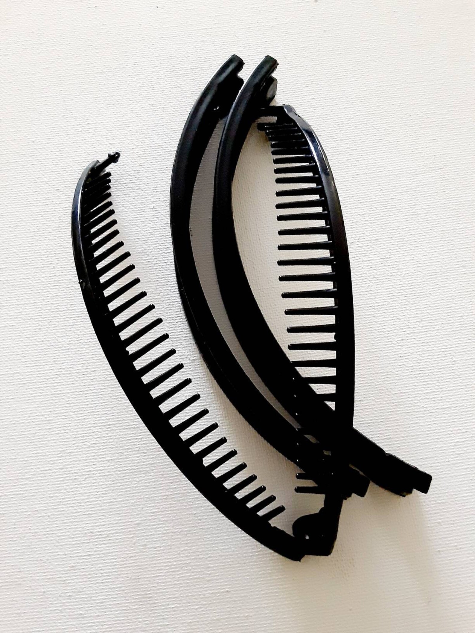 Long Banana Hair Combs Clip Ponytail Holders 3PCS Etsy