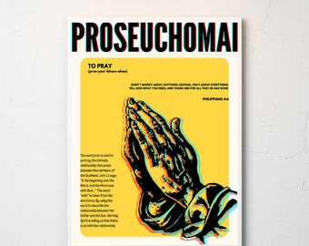 Cartel cristiano para orar