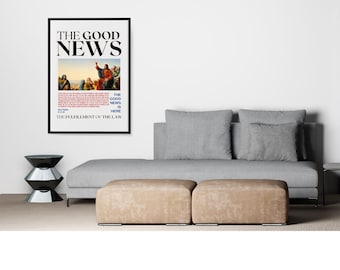 Cartel Cristiano Las Buenas Nuevas