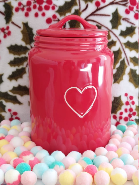 Rae Dunn Heart Canister