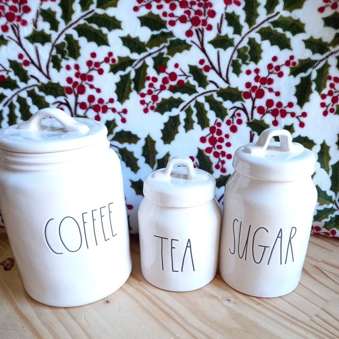 Rae Dunn CoffeeTea & Sugar Canister Etsy