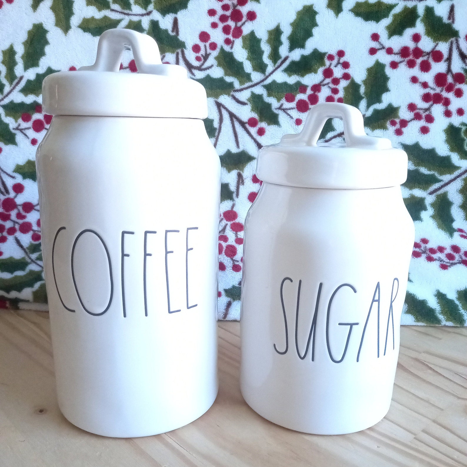 Rae Dunn Coffee & Sugar Canister.Set of 2 Etsy
